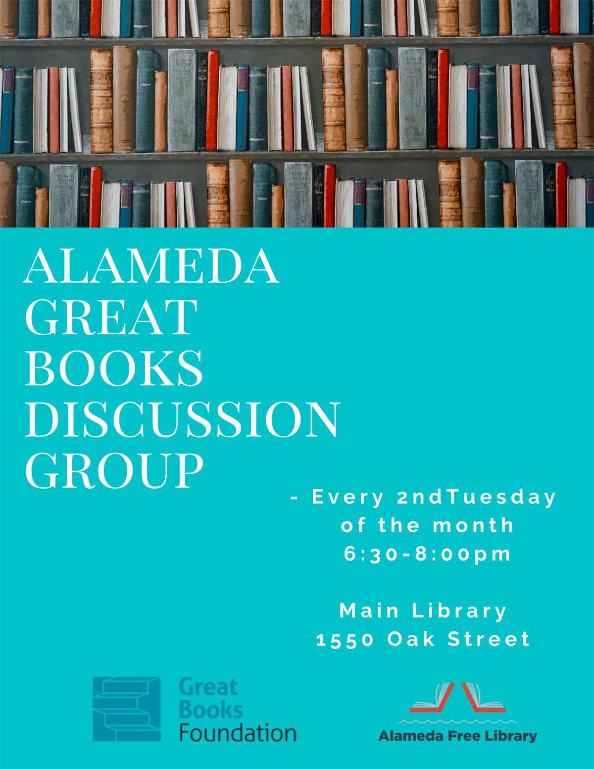 Alameda Great Books Group 20242025 Series Alameda Free Library
