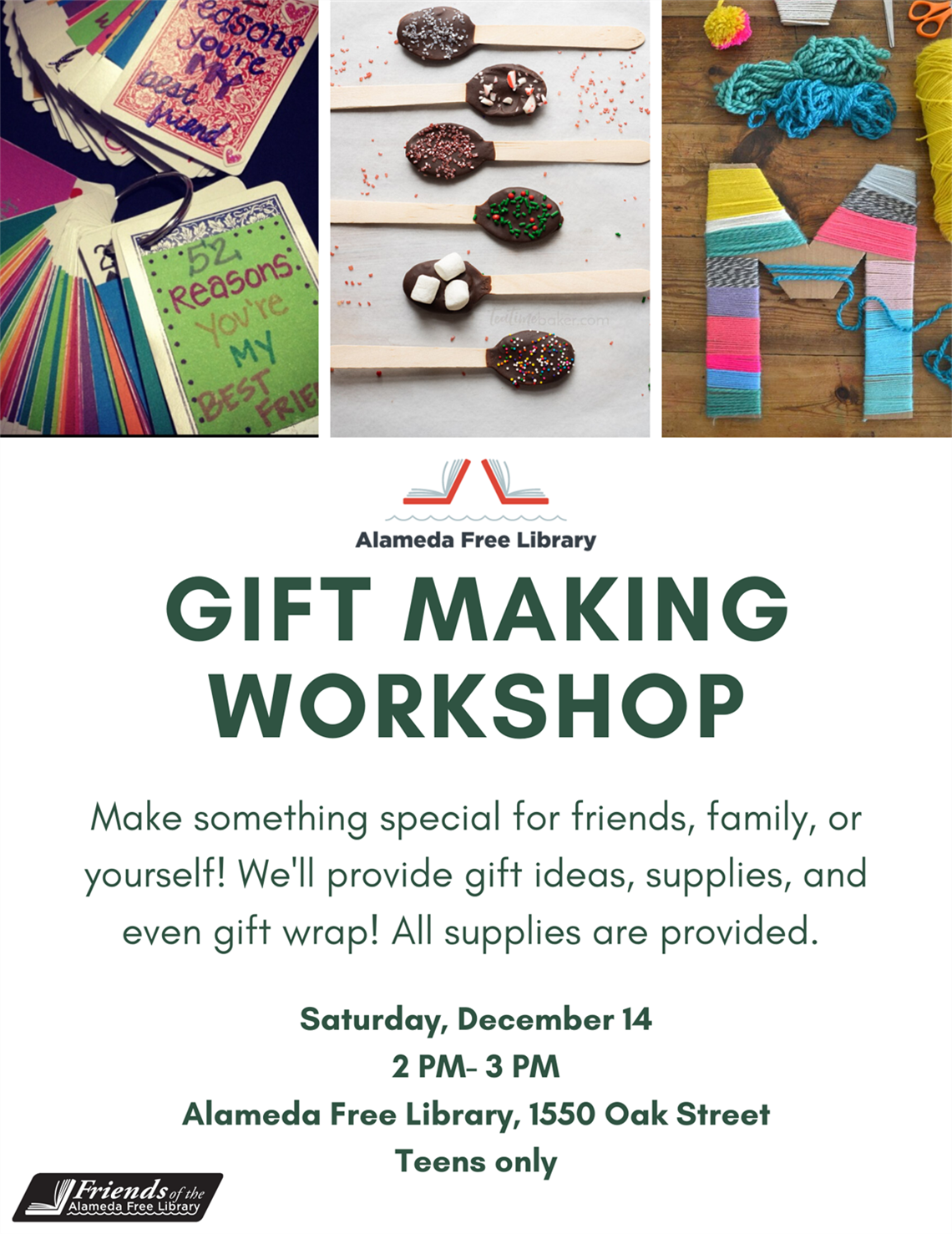 Gift Making Alameda Free Library