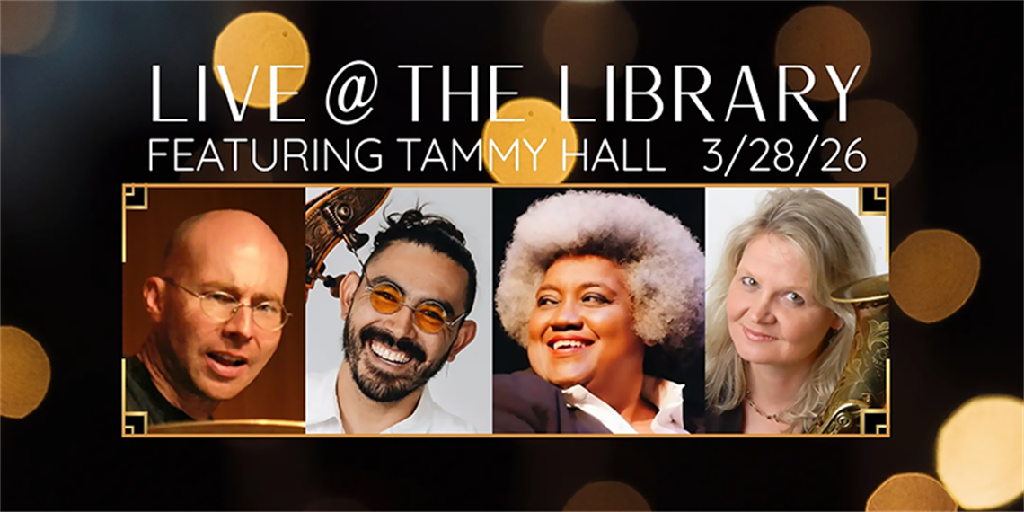 Live @ The Library: Tammy Hall flyer