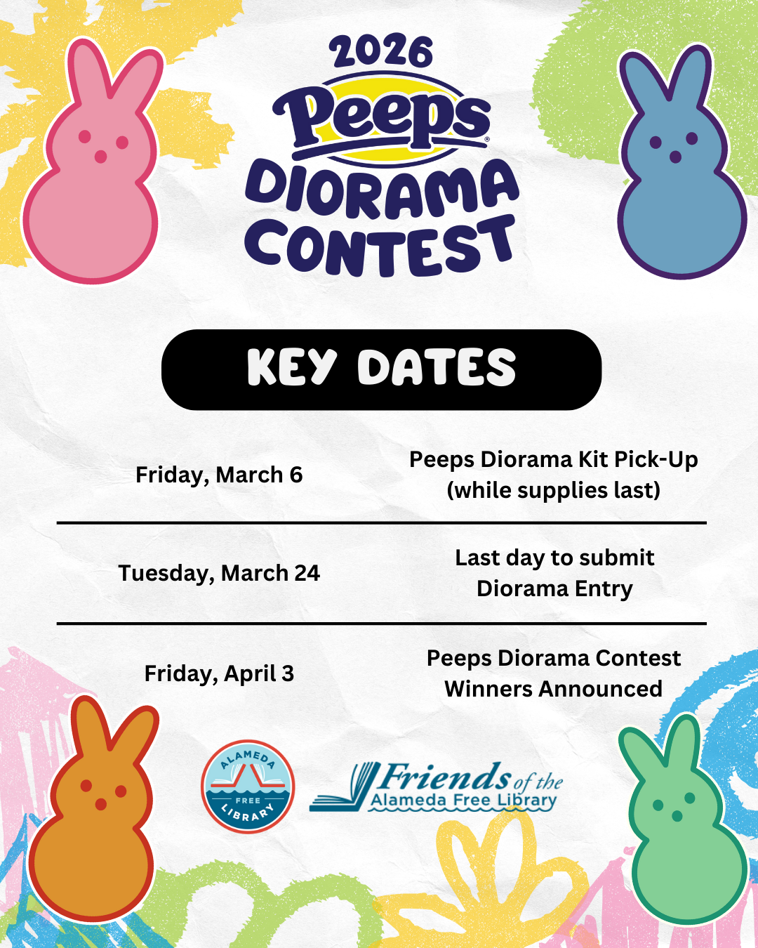 peeps key dates flyer